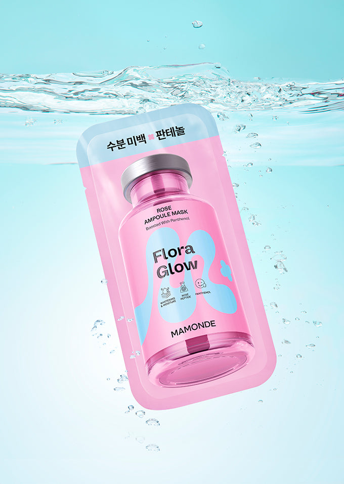 Flora Glow Rose Ampoule Mask