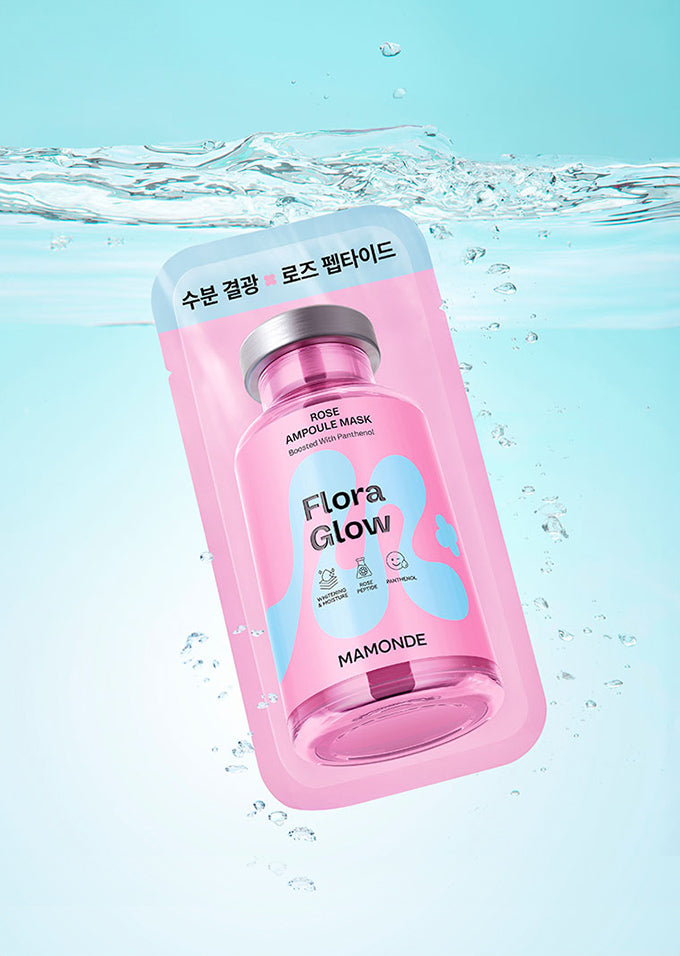 Flora Glow Rose Ampoule Mask