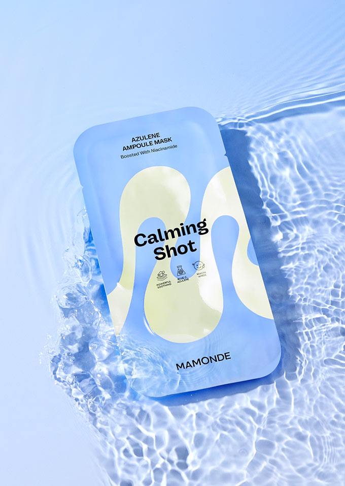 Calming Shot Azulene Ampoule Mask