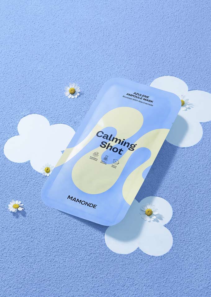 Calming Shot Azulene Ampoule Mask